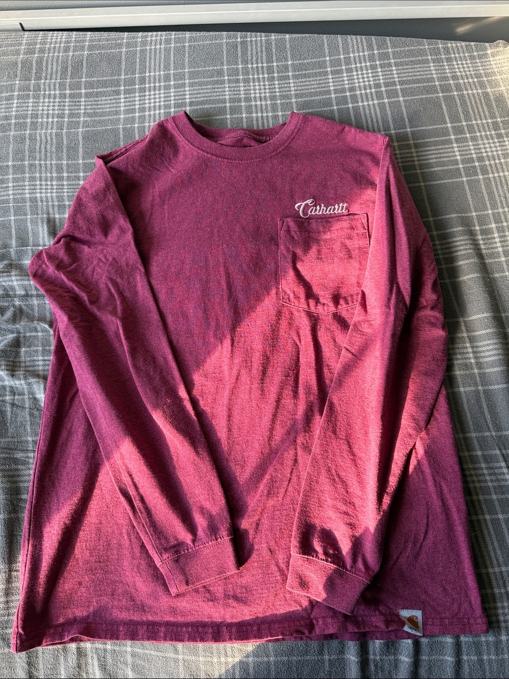 Carhartt Womens Crewneck Long Sleeve- Pink